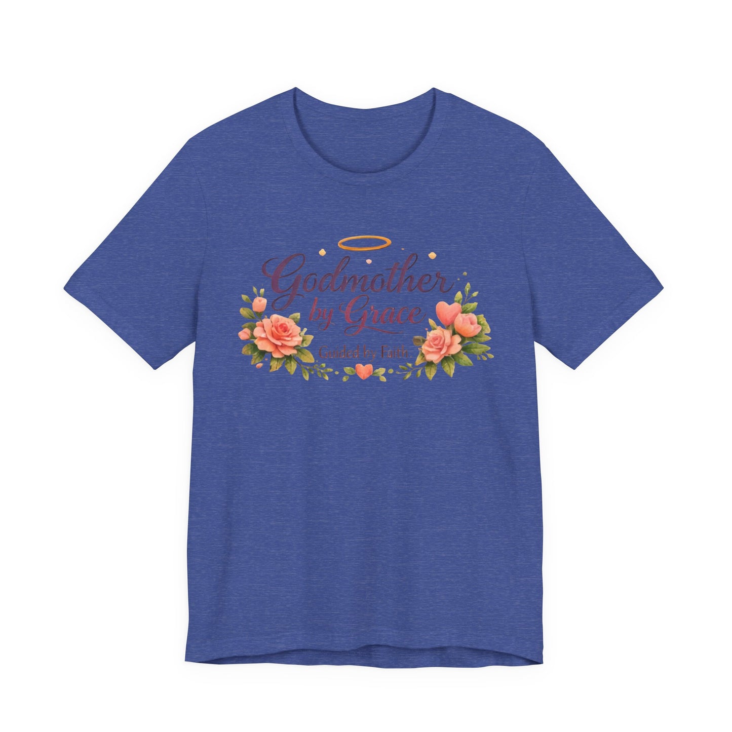 Godmother by Grace Floral Tee — 'Guided by Faith' Godmother T-Shirt