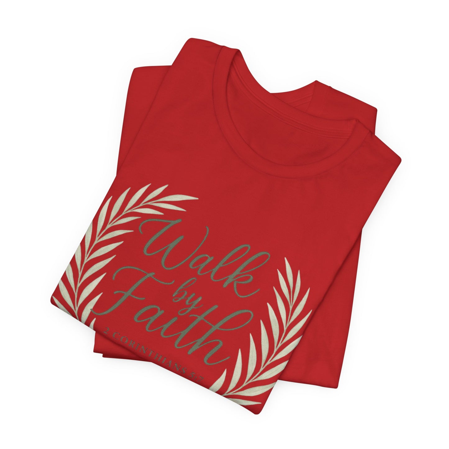 Walk by Faith T-Shirt — Inspirational Christian Tee (2 Corinthians)