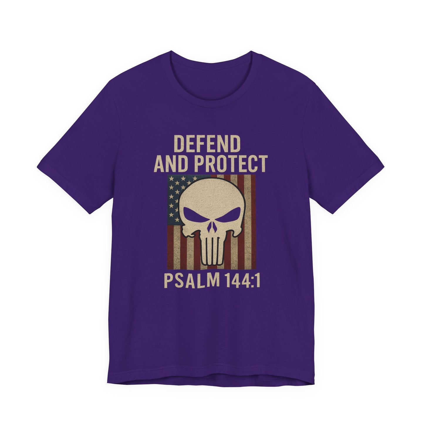 Defend and Protect Bible Verse Psalm 144:1 T-Shirt