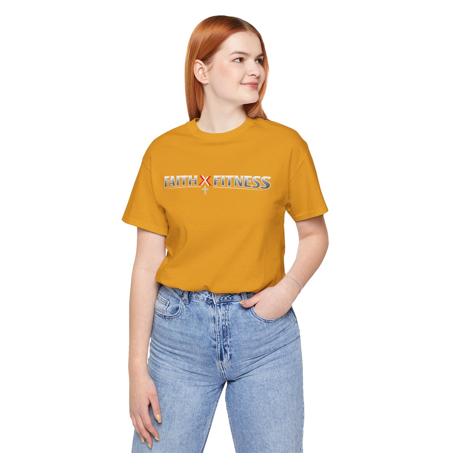 Faith x Fitness T-Shirt — Inspirational Workout Tee