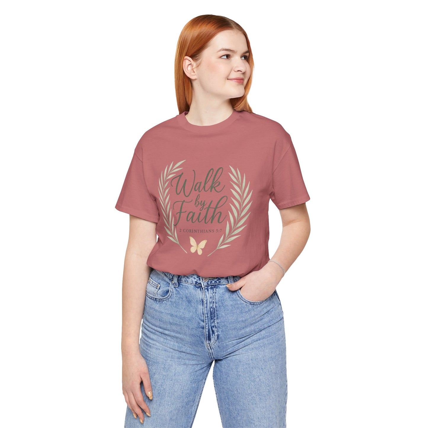 Walk by Faith T-Shirt — Inspirational Christian Tee (2 Corinthians)