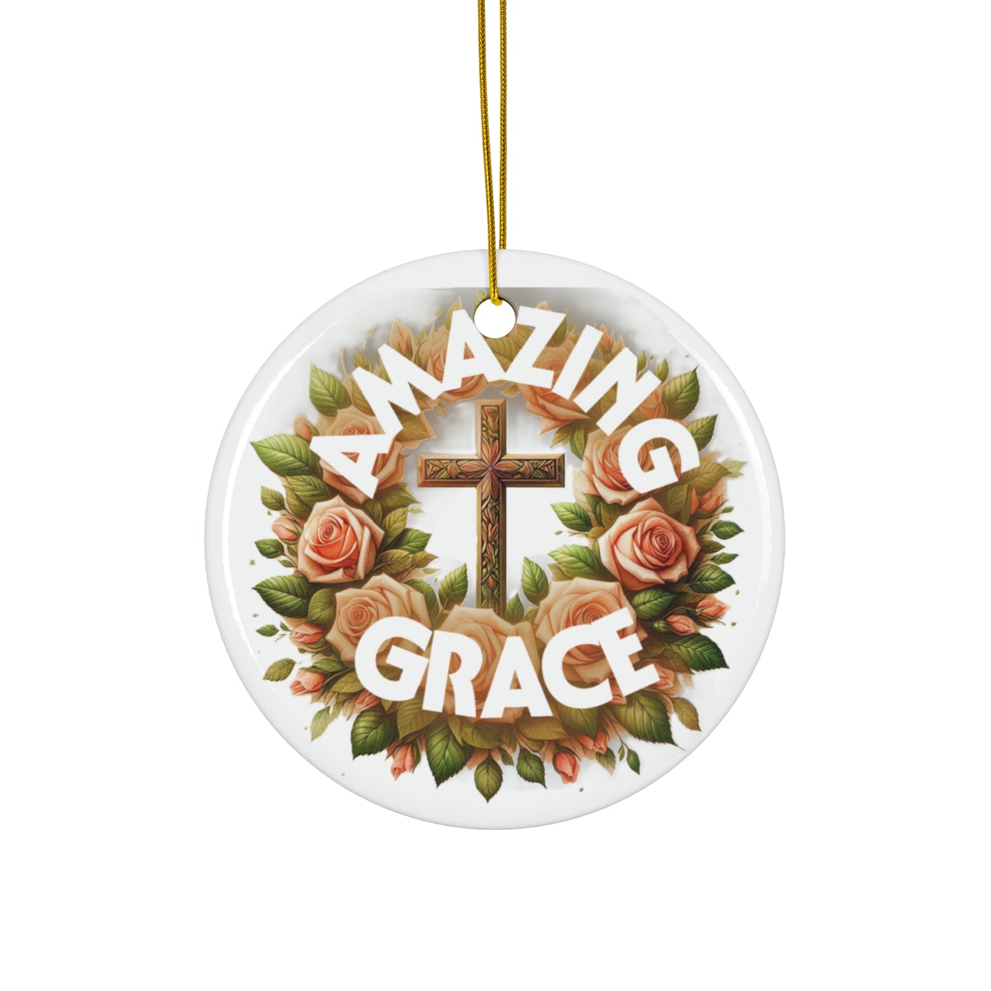 Ceramic Ornament Amazing Grace