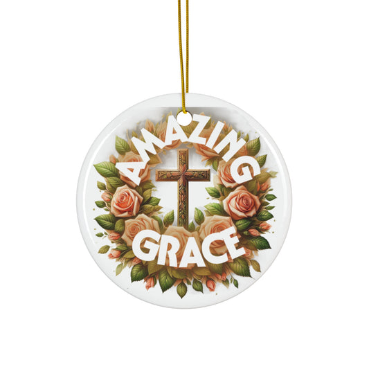 Ceramic Ornament Amazing Grace