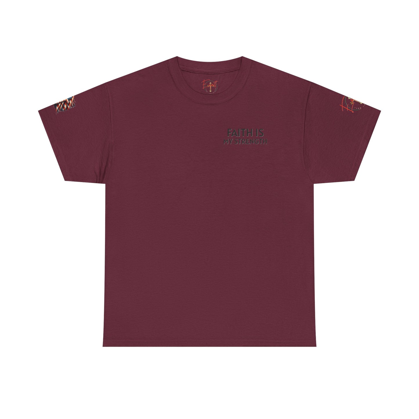 Christian Tee - Philippians 4:13 'Faith Is My Strength' (Copy)