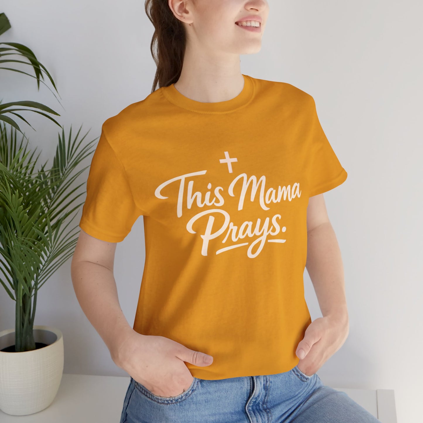 T-Shirt — “This Mama Prays” Faith Graphic Tee