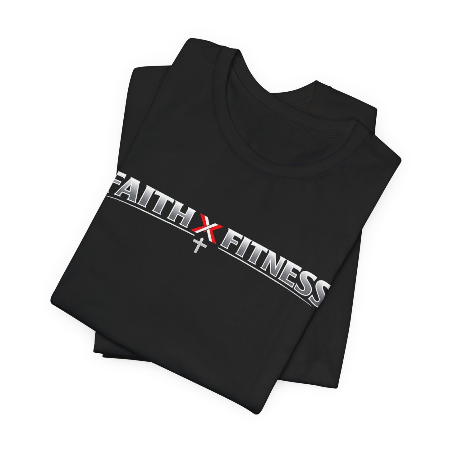 Faith x Fitness T-Shirt — Inspirational Workout Tee
