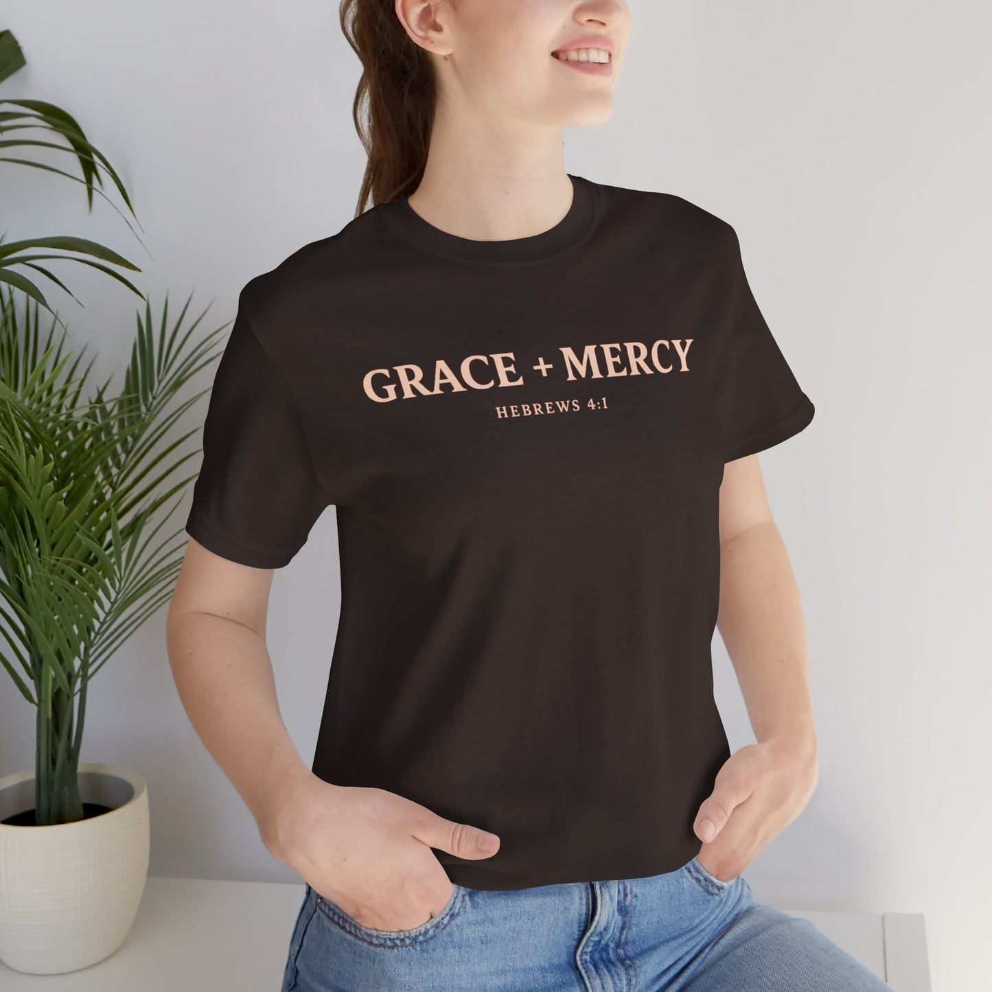 Grace + Mercy Graphic T-Shirt — Faith-Inspired Christian Tee