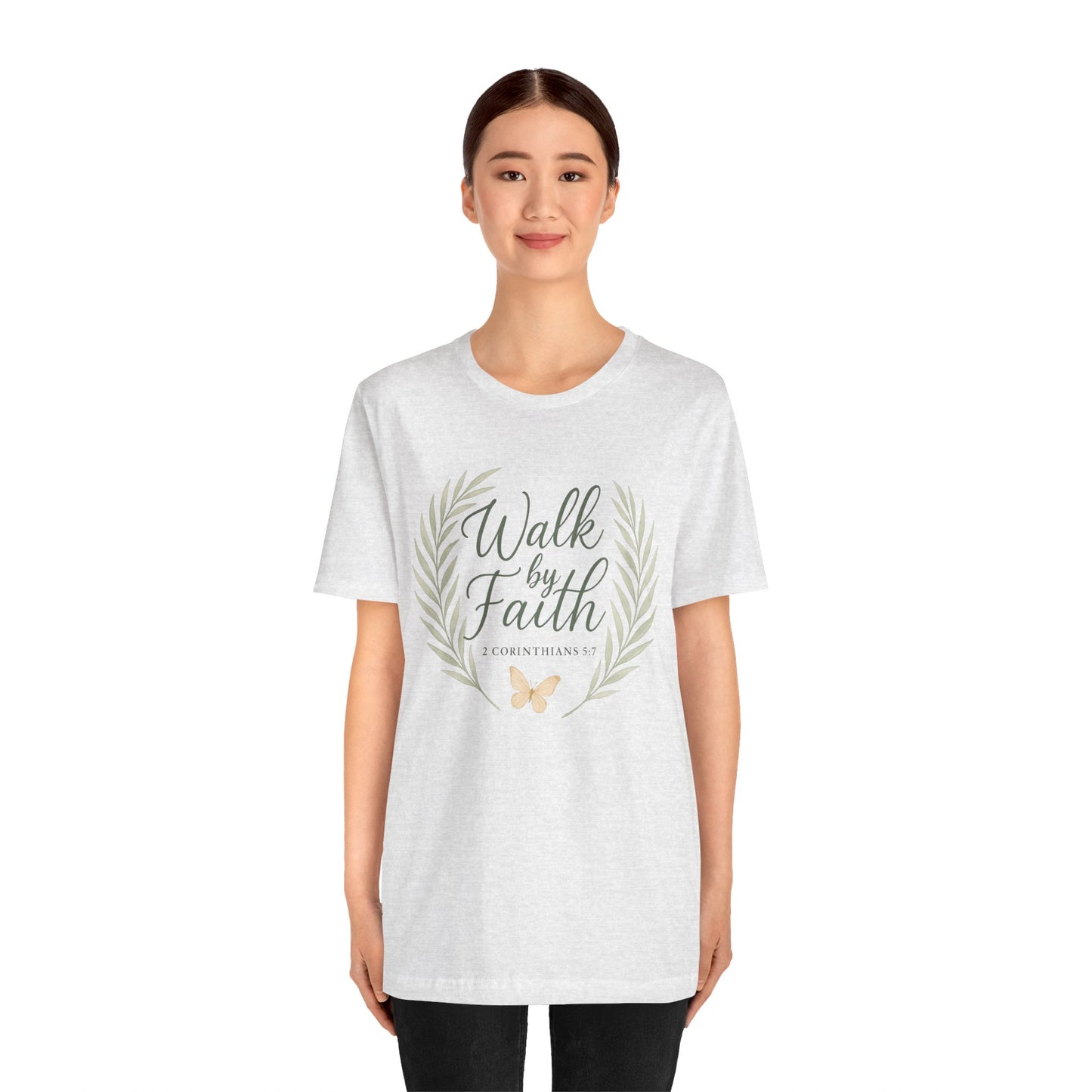 Walk by Faith T-Shirt — Inspirational Christian Tee (2 Corinthians)