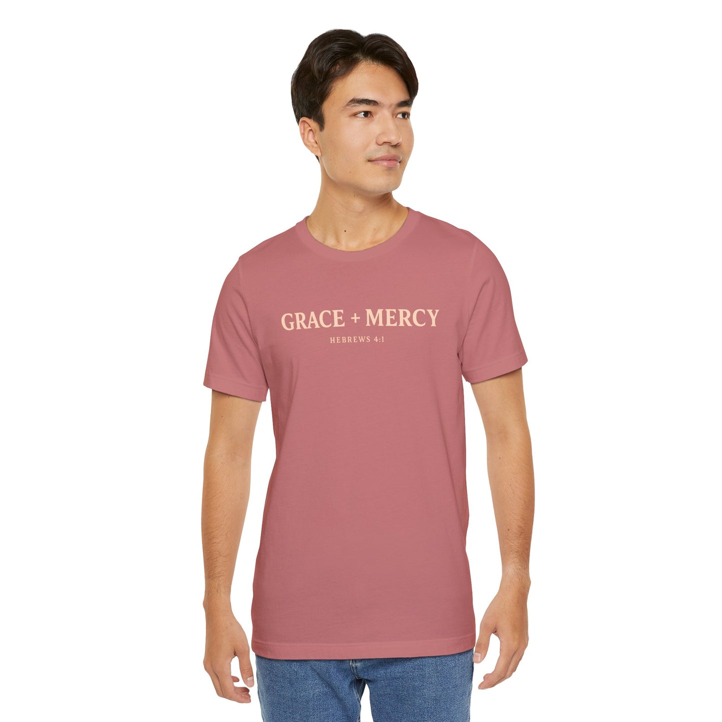 Grace + Mercy Graphic T-Shirt — Faith-Inspired Christian Tee