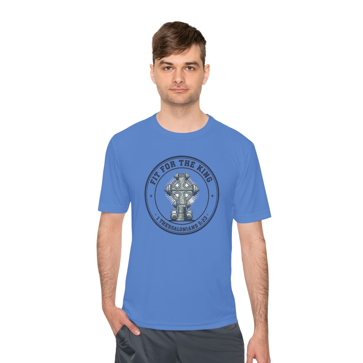Philippians 4:13 'Strength in Christ' Workout Tee — I Can Do All Things