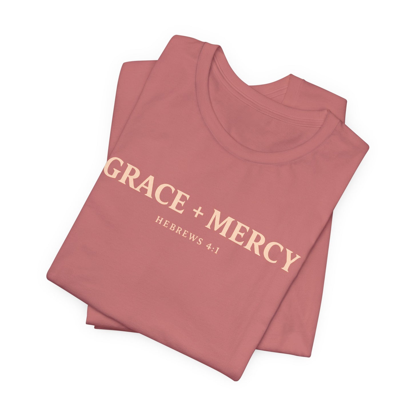 Grace + Mercy Graphic T-Shirt — Faith-Inspired Christian Tee
