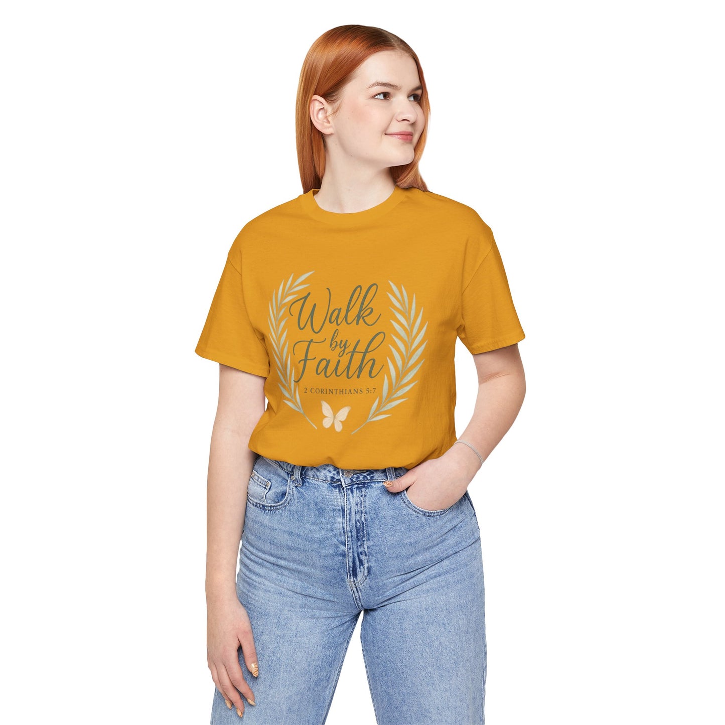 Walk by Faith T-Shirt — Inspirational Christian Tee (2 Corinthians)