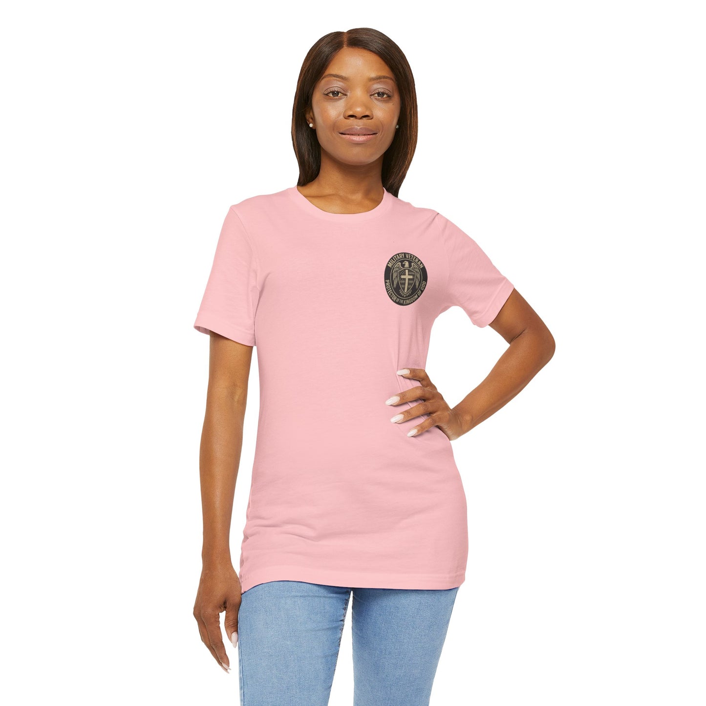 Veteran Protector Tee — "Military Veteran Protector of the Kingdom of God"