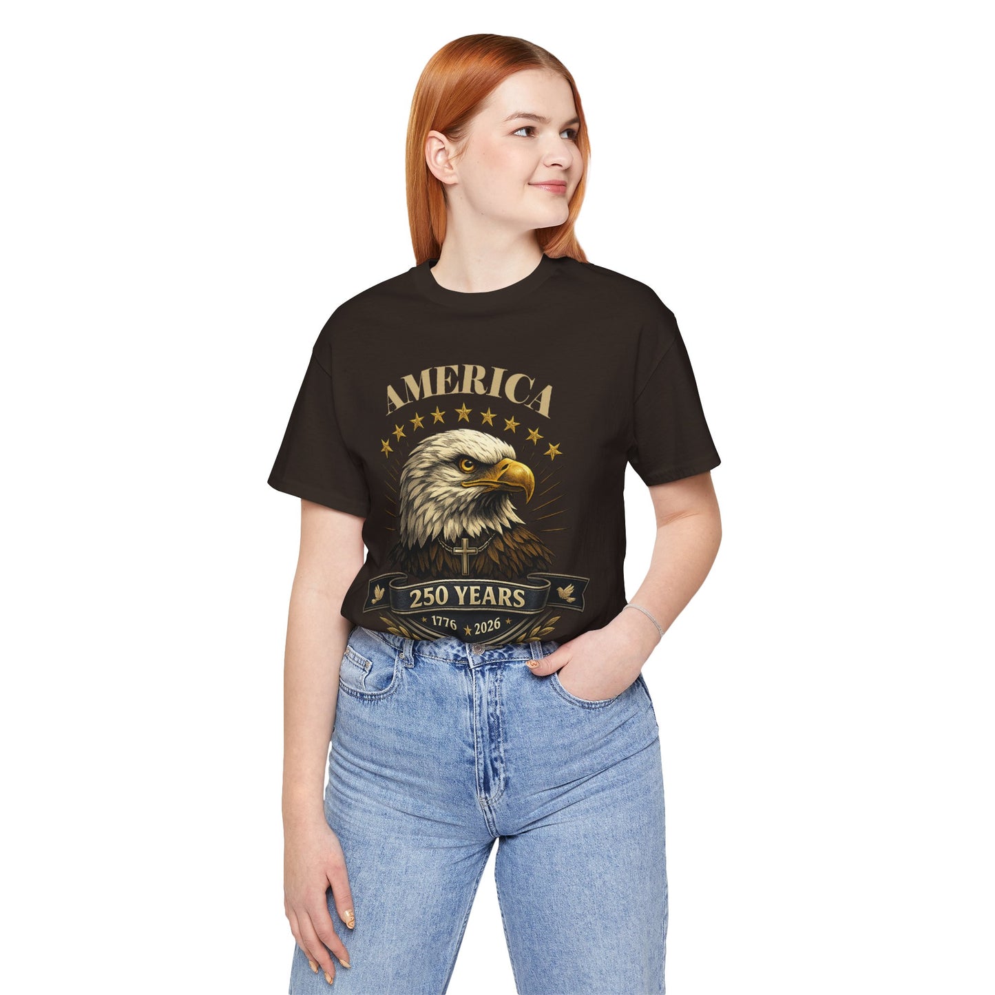 America 250th Anniversary Eagle T-Shirt — 1776–2026 Patriotic Tee