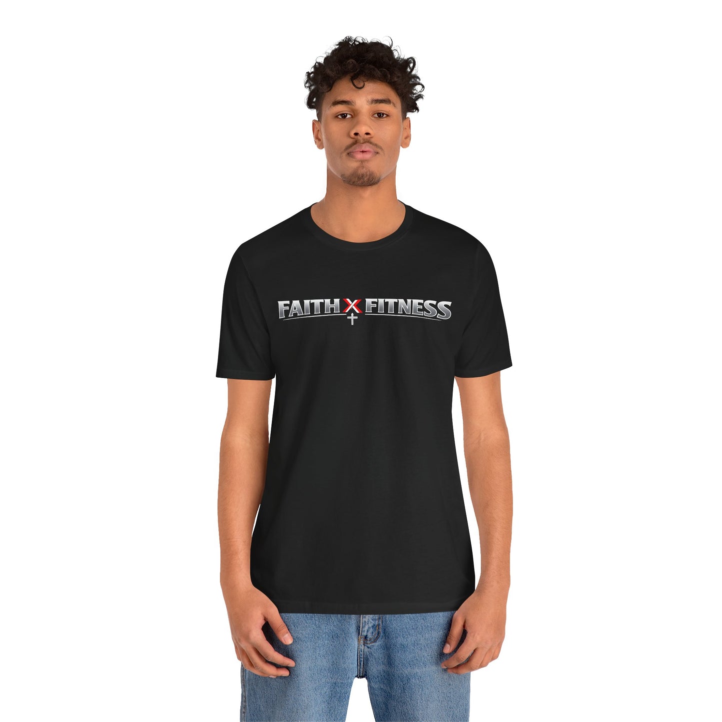 Faith x Fitness T-Shirt — Inspirational Workout Tee