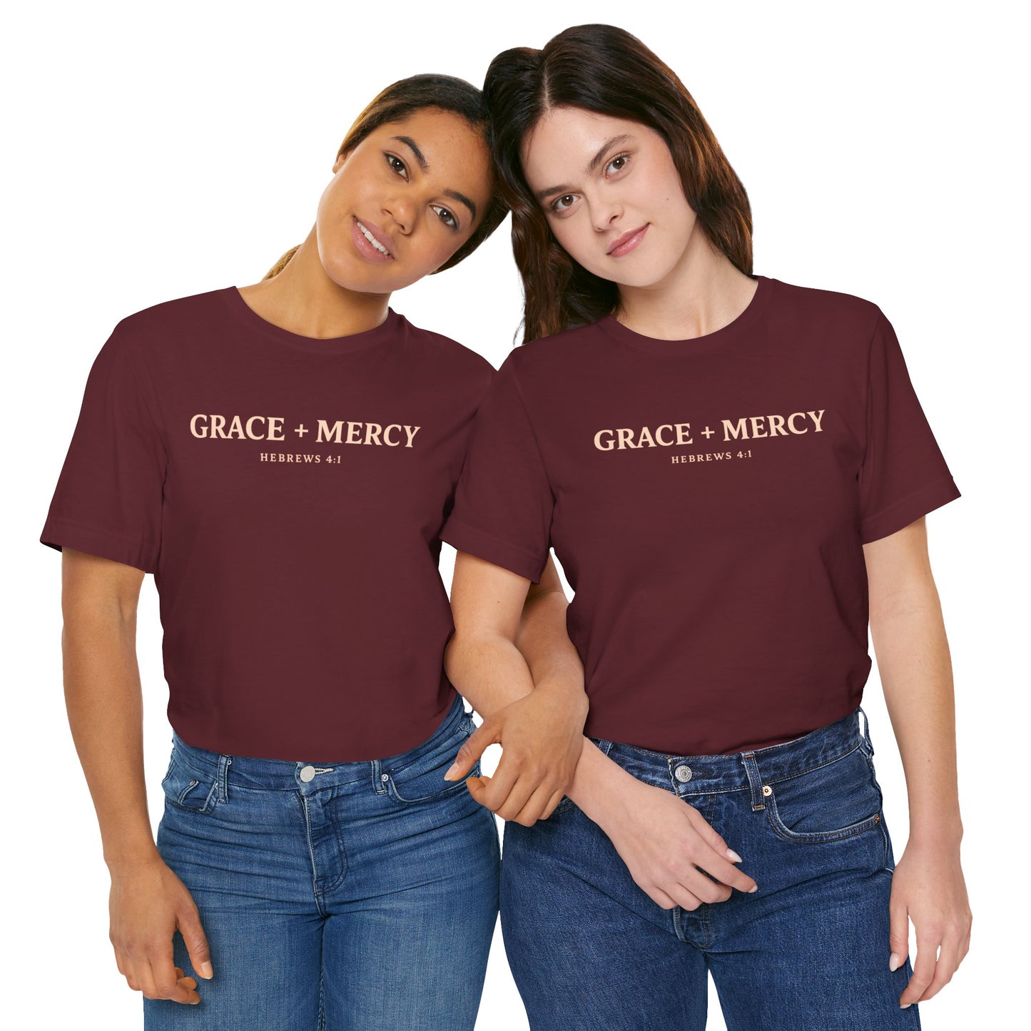 Grace + Mercy Graphic T-Shirt — Faith-Inspired Christian Tee