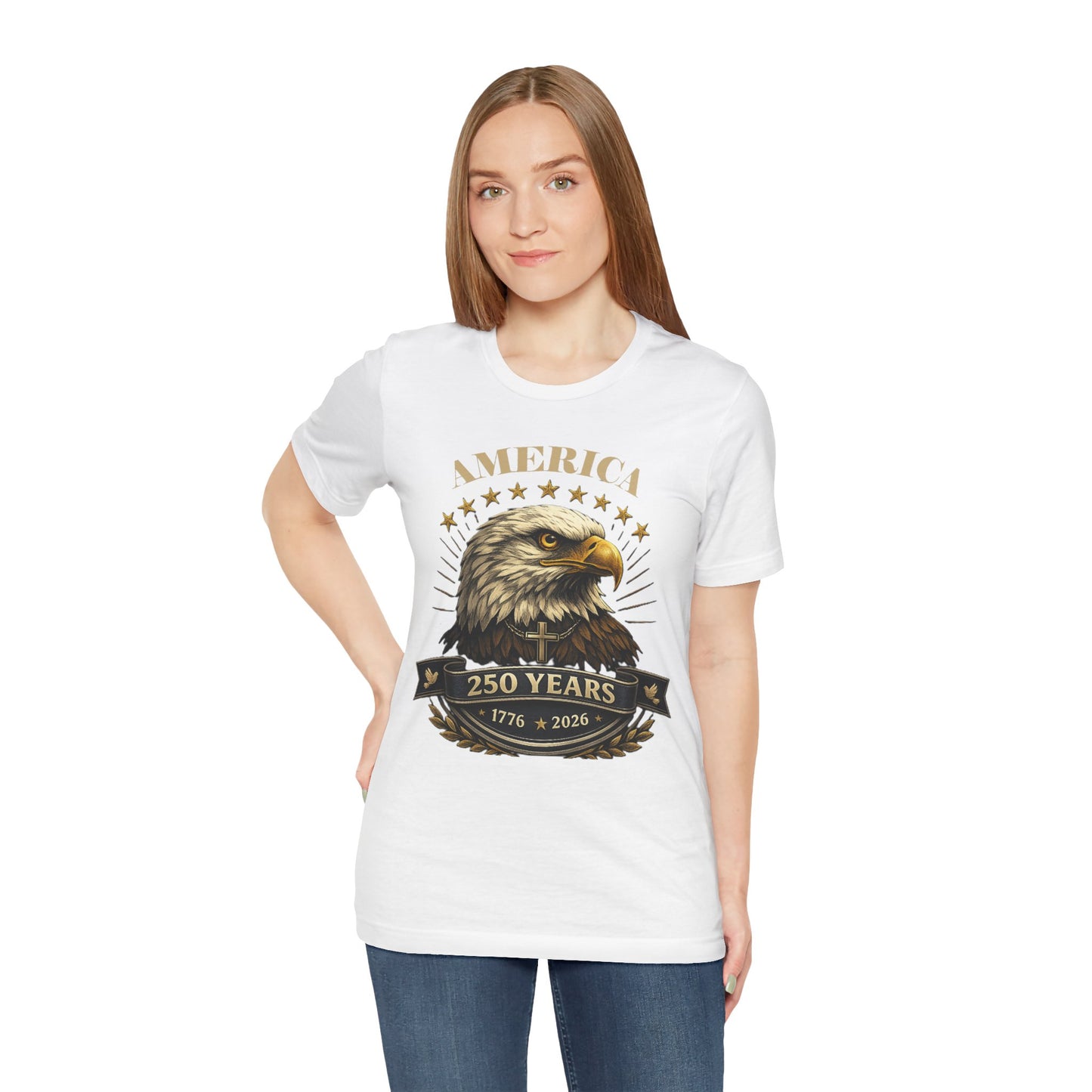 America 250th Anniversary Eagle T-Shirt — 1776–2026 Patriotic Tee