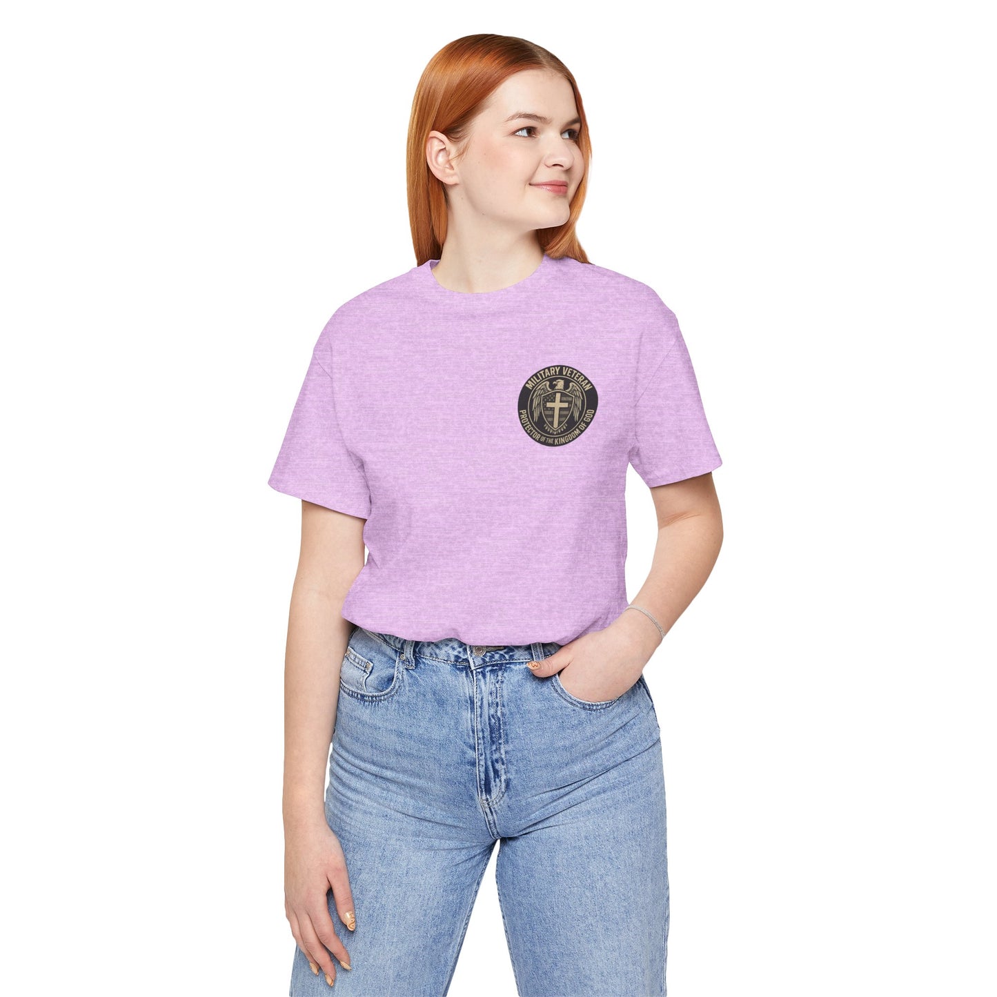 Veteran Protector Tee — "Military Veteran Protector of the Kingdom of God"