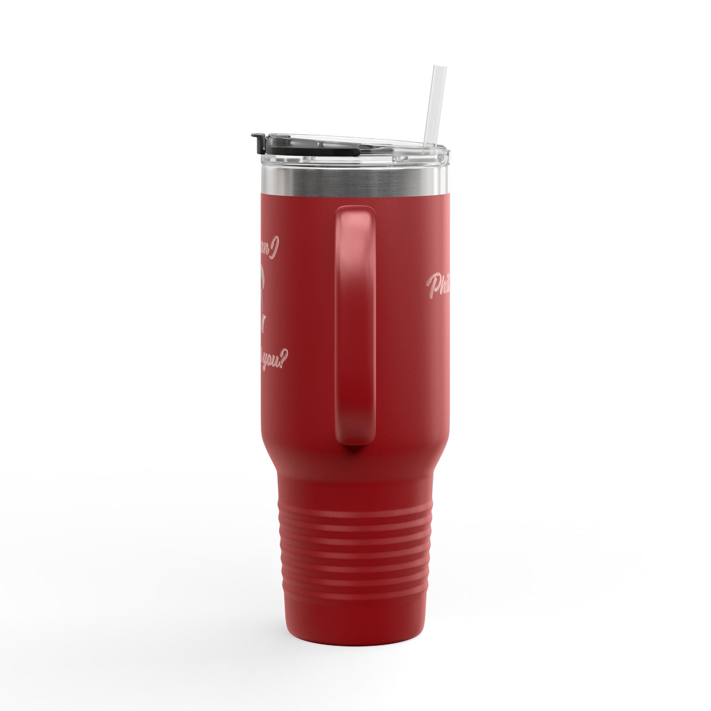 Travel Mug - "How can I pray for you" with Heart and Praying Hands Design