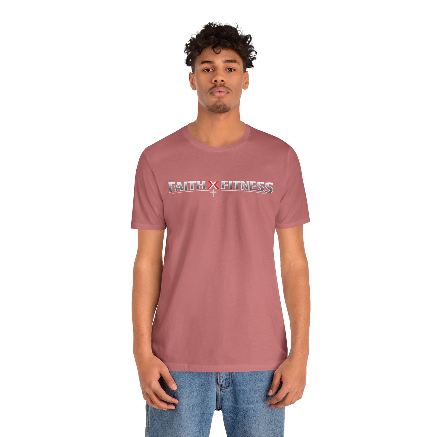 Faith x Fitness T-Shirt — Inspirational Workout Tee