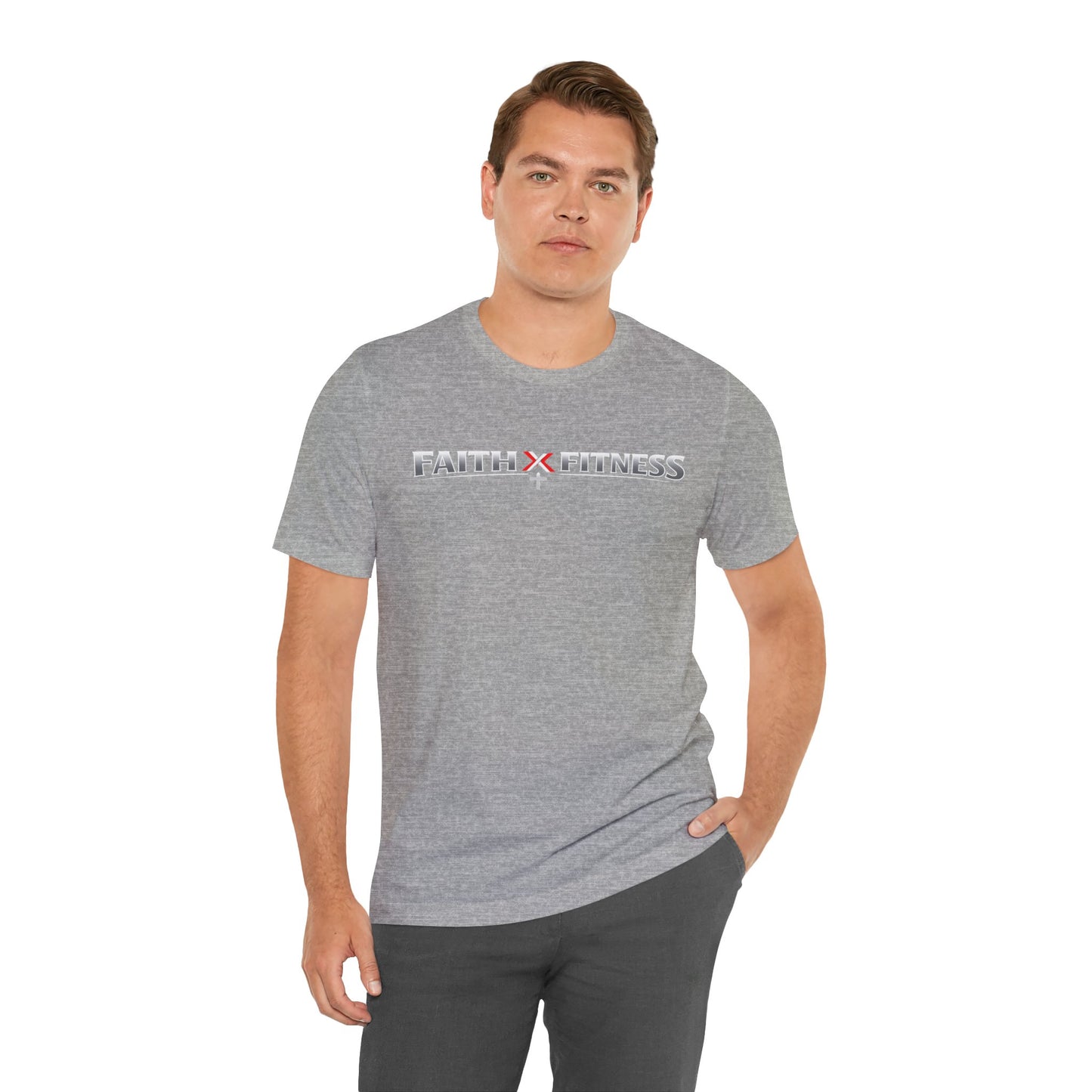 Faith x Fitness T-Shirt — Inspirational Workout Tee