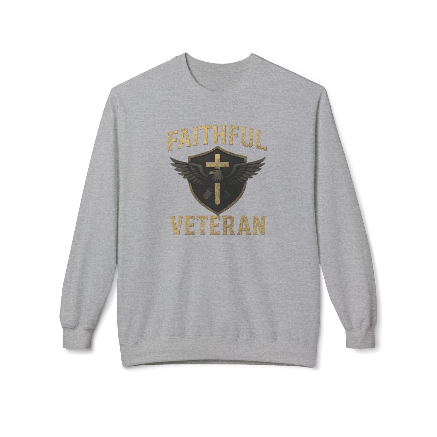 Faithful Veteran Crewneck Sweatshirt Design