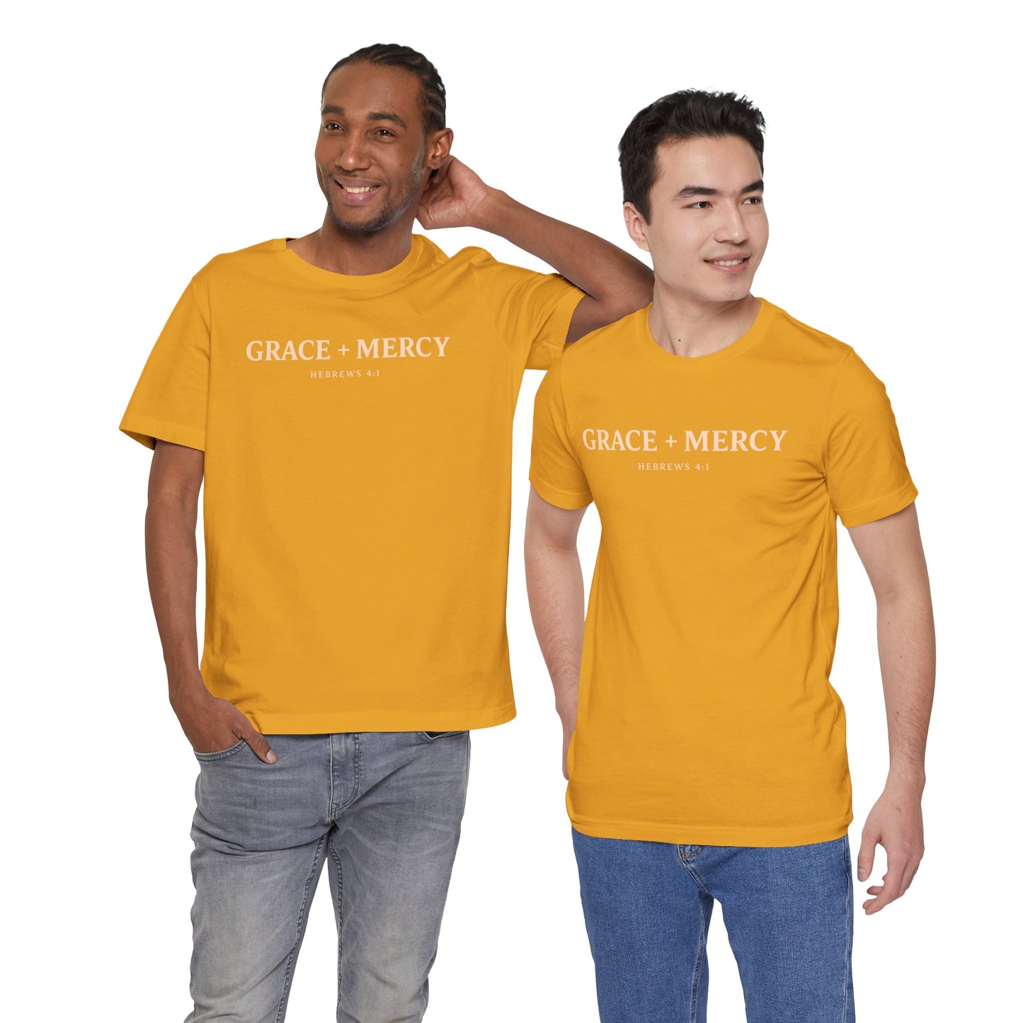 Grace + Mercy Graphic T-Shirt — Faith-Inspired Christian Tee
