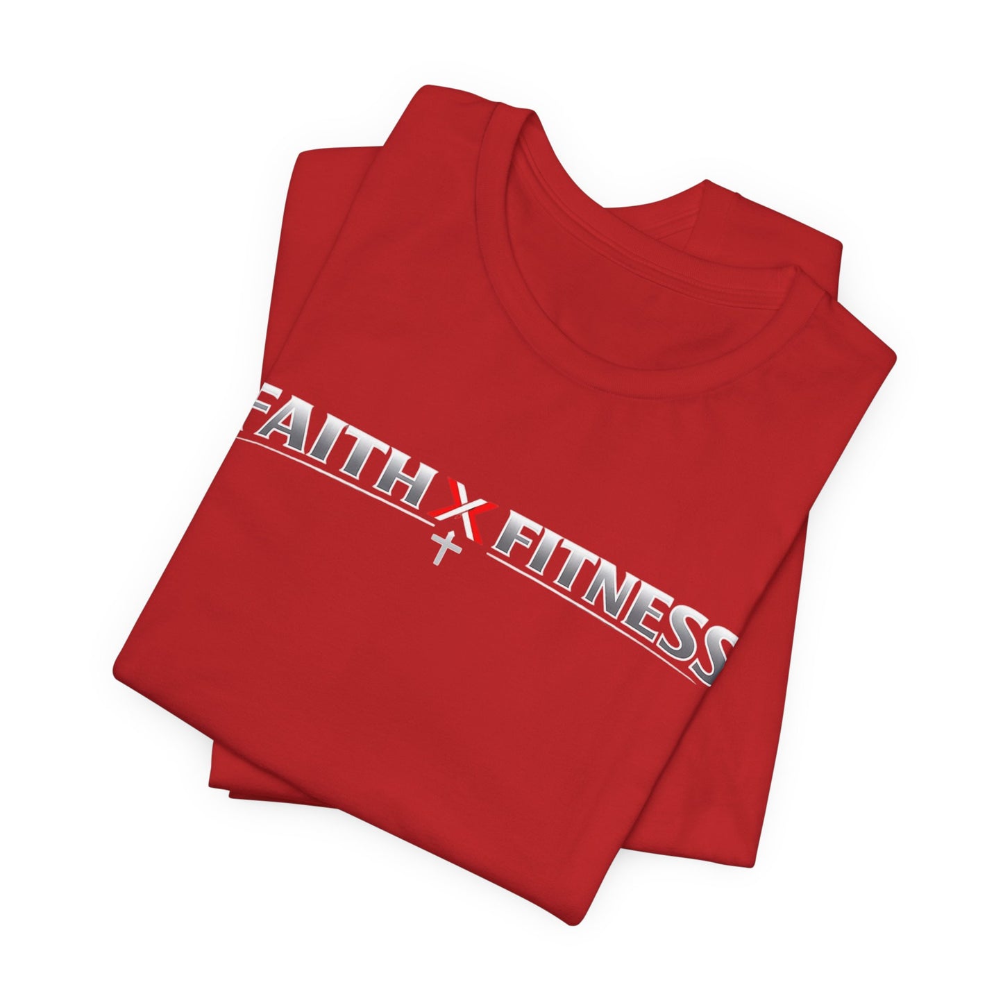 Faith x Fitness T-Shirt — Inspirational Workout Tee