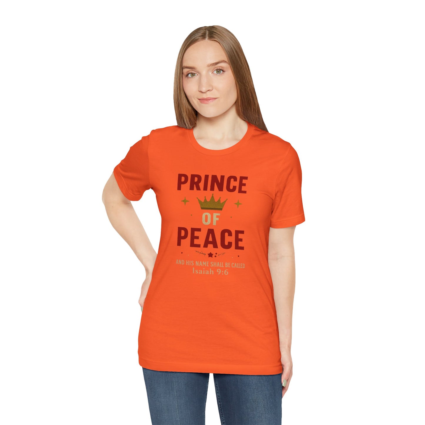 Prince of Peace Isaiah 9:6 T-Shirt — Bible Verse Christian Tee