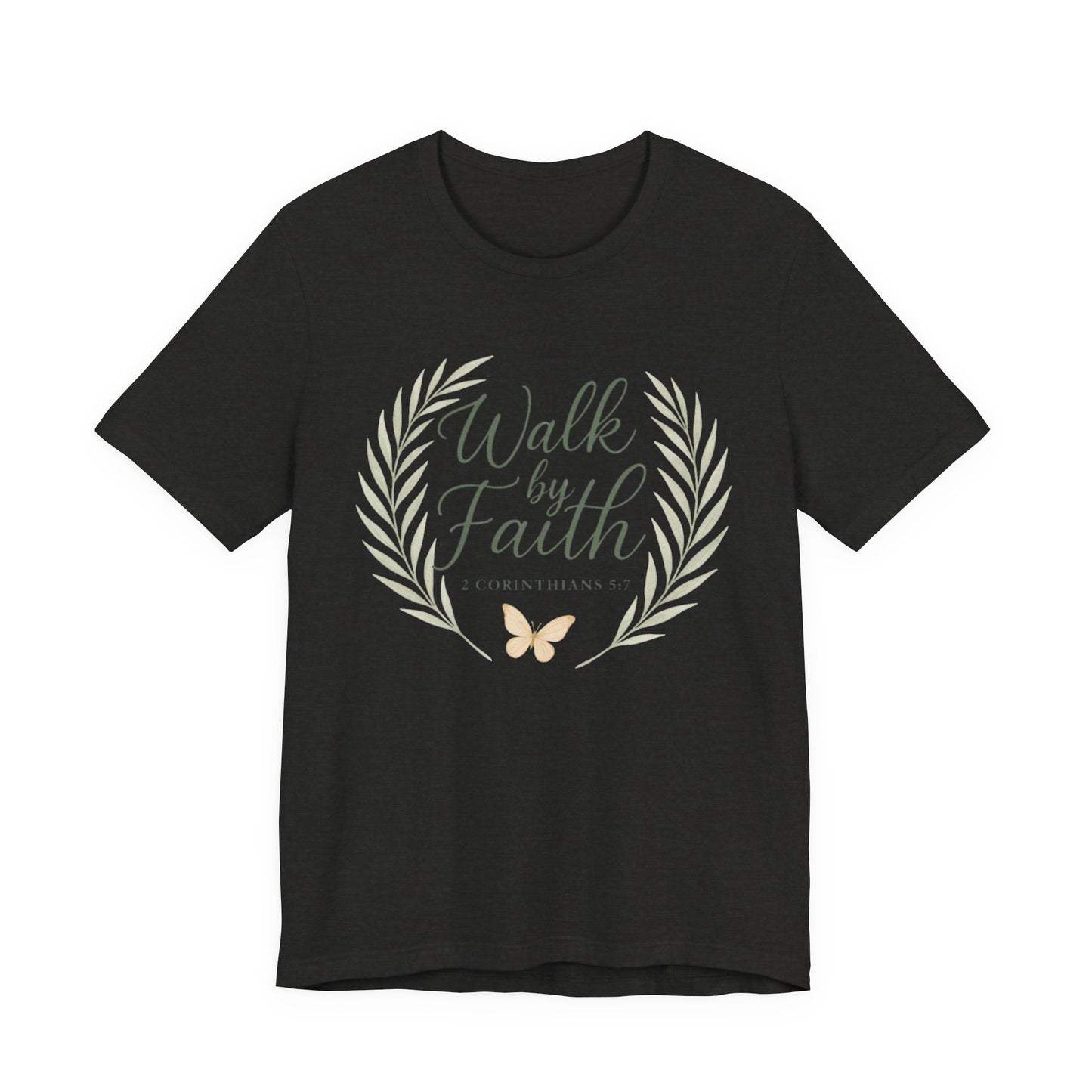 Walk by Faith T-Shirt — Inspirational Christian Tee (2 Corinthians)