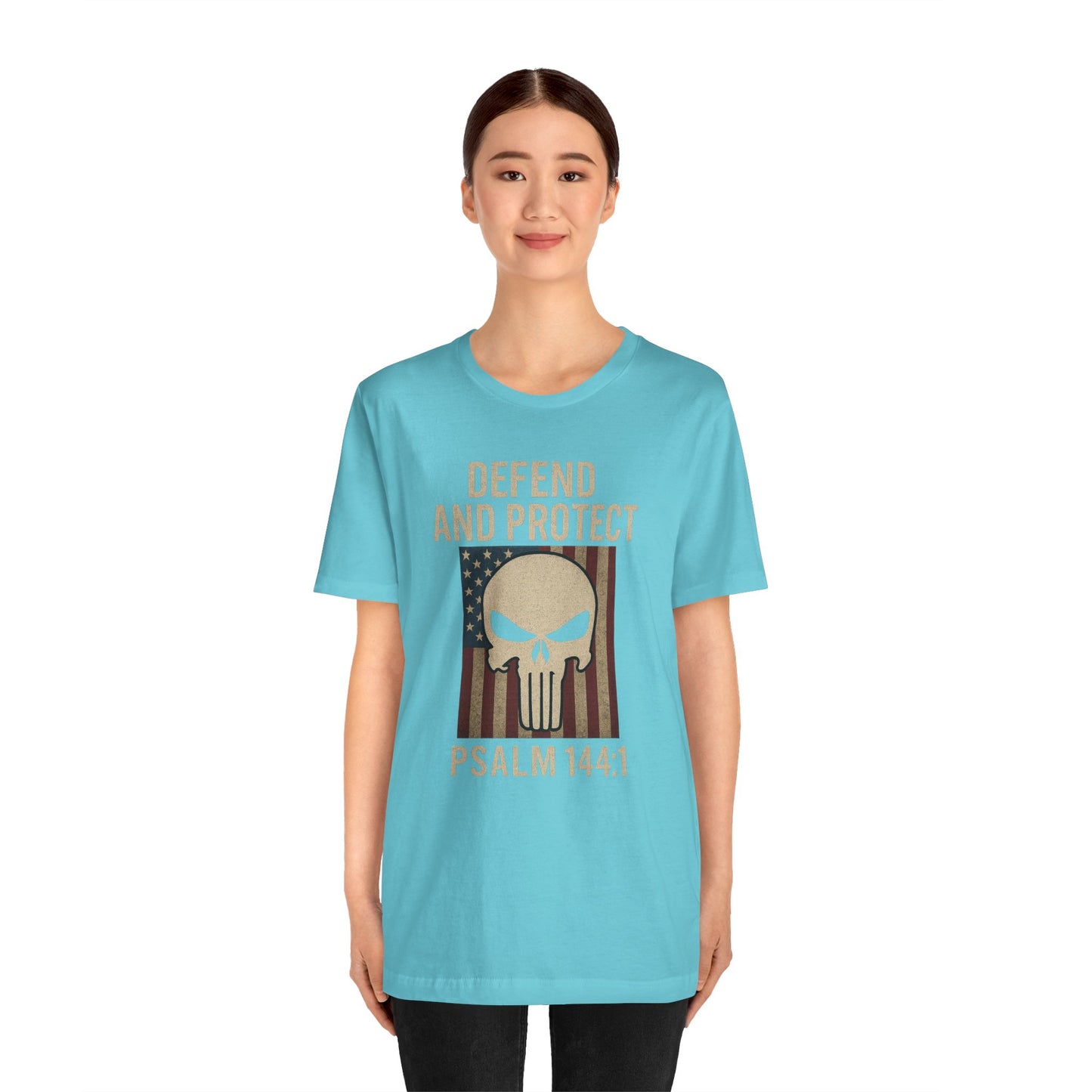 Defend and Protect Bible Verse Psalm 144:1 T-Shirt