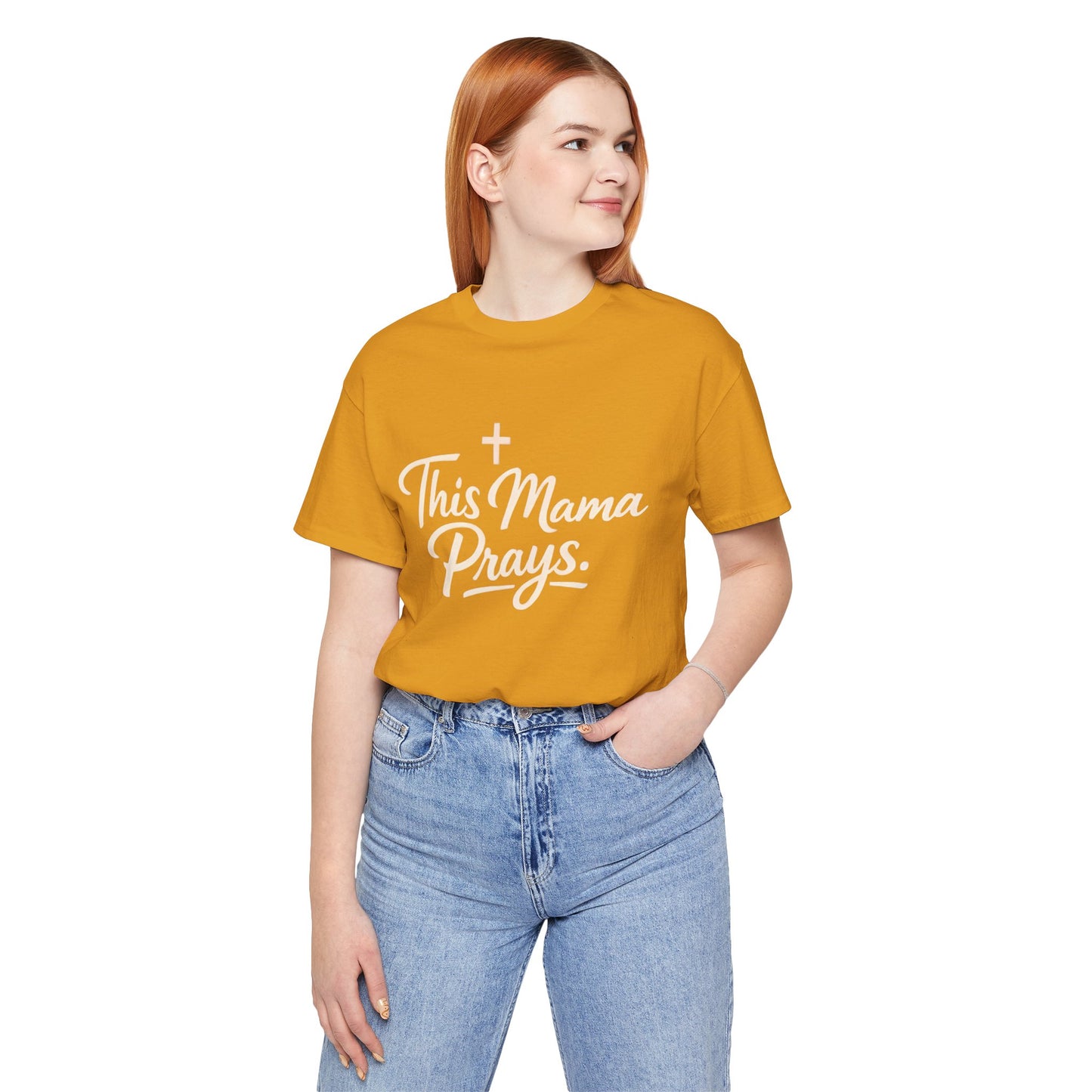 T-Shirt — “This Mama Prays” Faith Graphic Tee