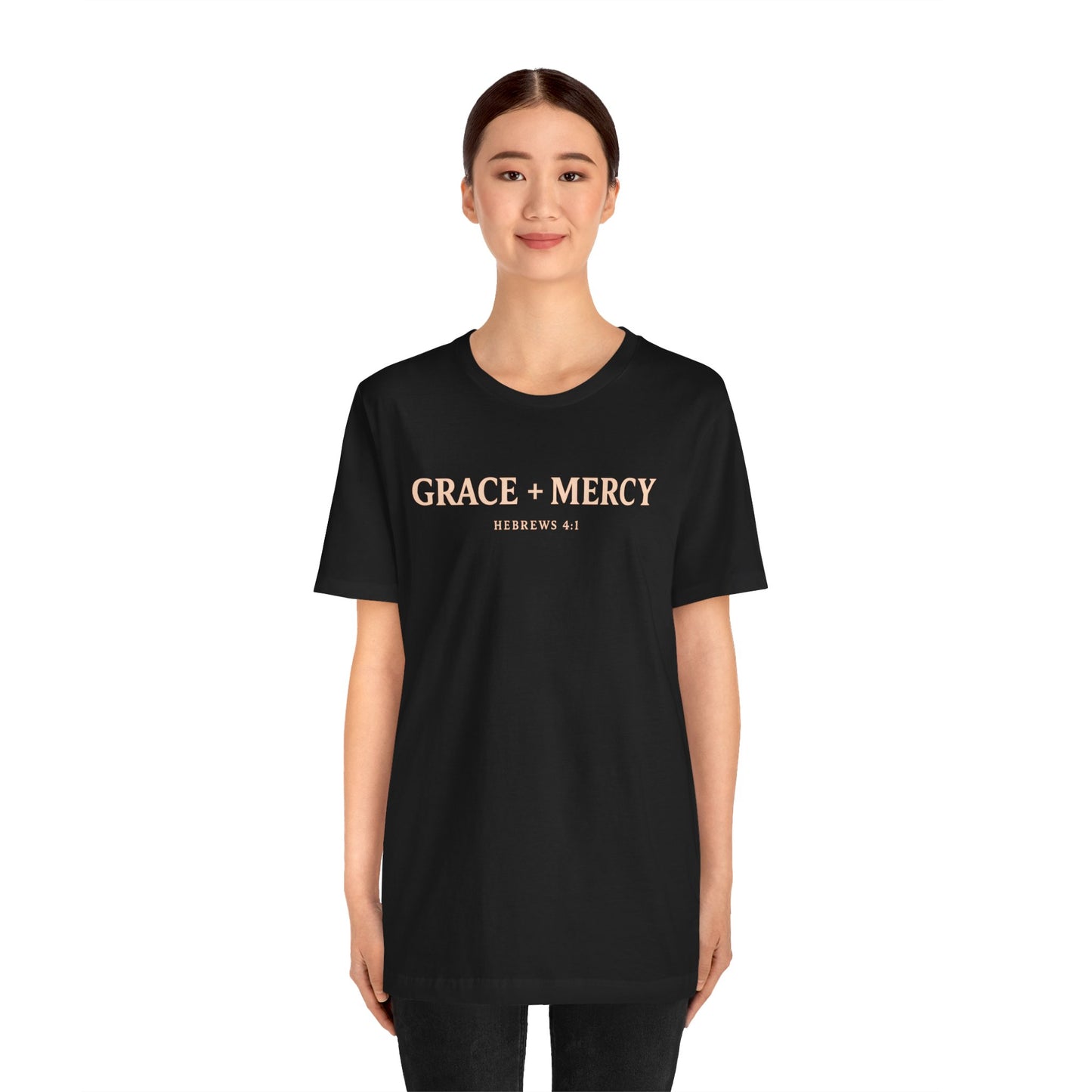 Grace + Mercy Graphic T-Shirt — Faith-Inspired Christian Tee