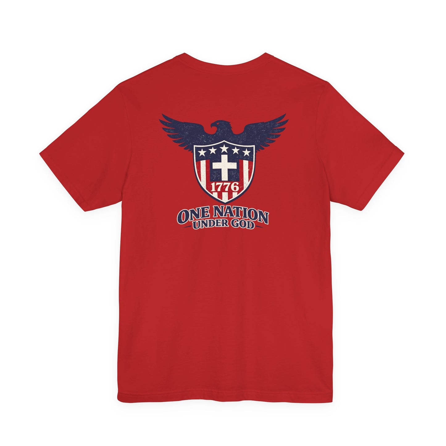 Patriotic Eagle 1776 T-Shirt — One Nation Under God Tee