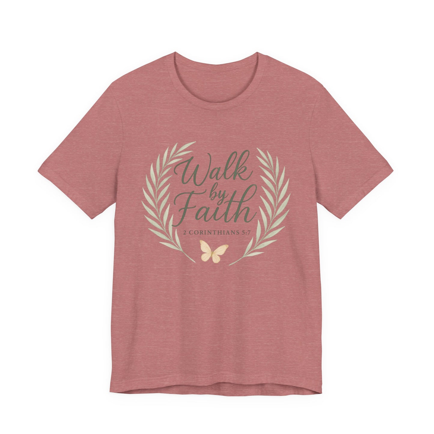 Walk by Faith T-Shirt — Inspirational Christian Tee (2 Corinthians)