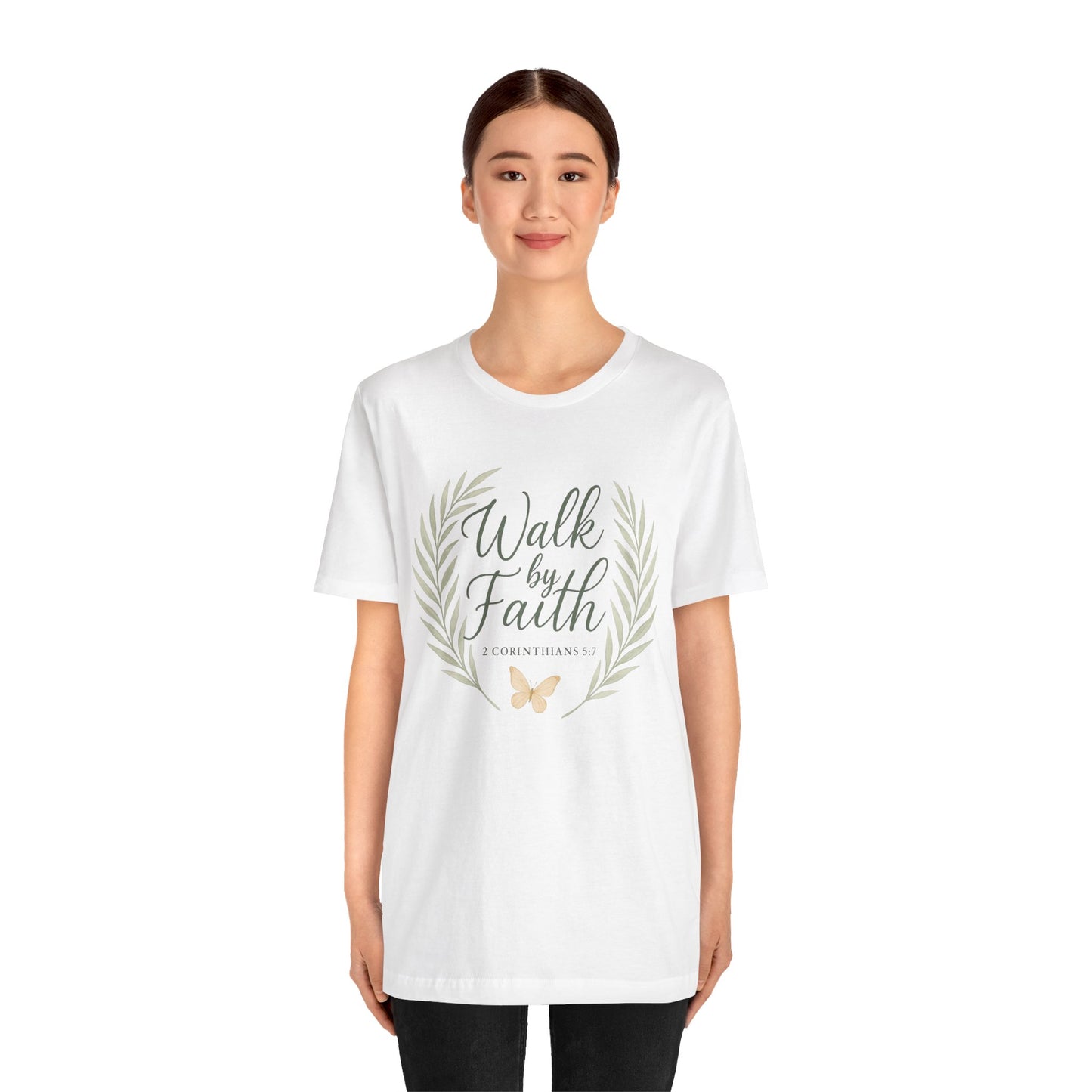 Walk by Faith T-Shirt — Inspirational Christian Tee (2 Corinthians)