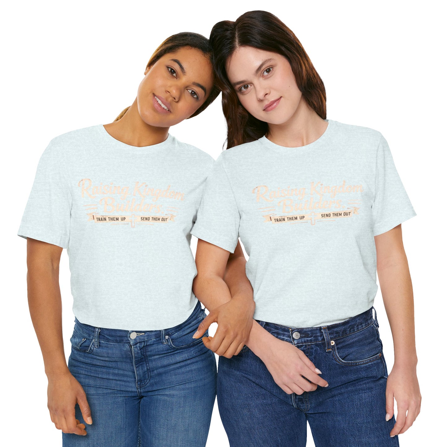 Raising Kingdom Builders Tee – Train Them Up, Send Them Out Christian Youth T-Shirt