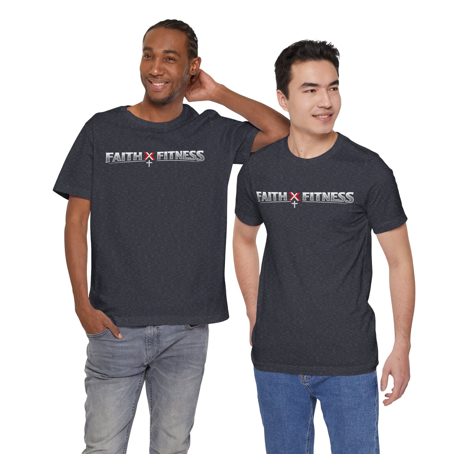 Faith x Fitness T-Shirt — Inspirational Workout Tee