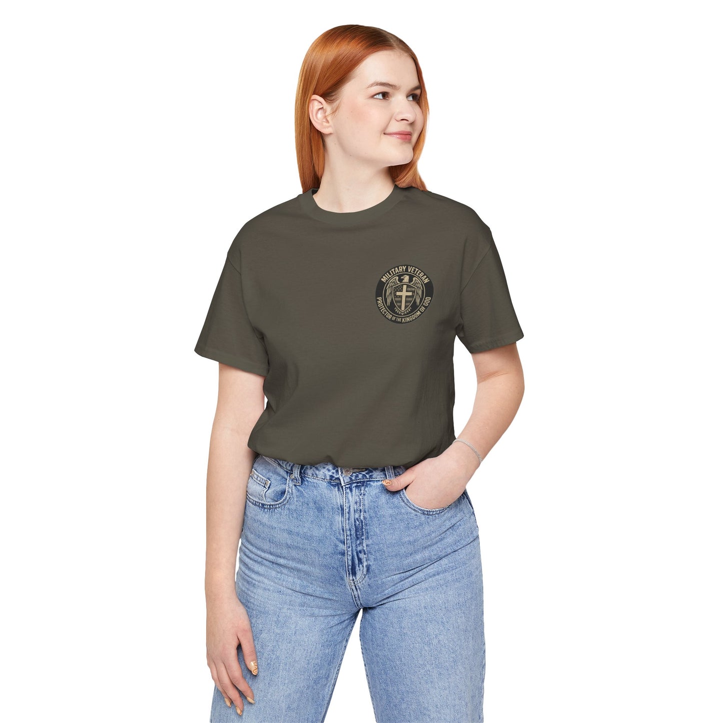 Veteran Protector Tee — "Military Veteran Protector of the Kingdom of God"