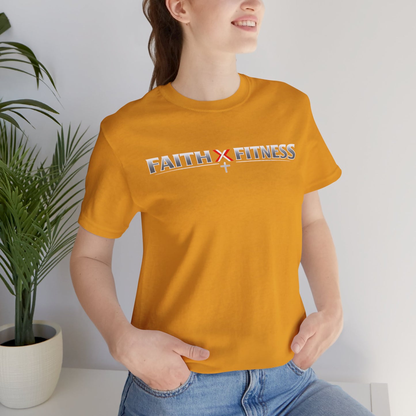 Faith x Fitness T-Shirt — Inspirational Workout Tee