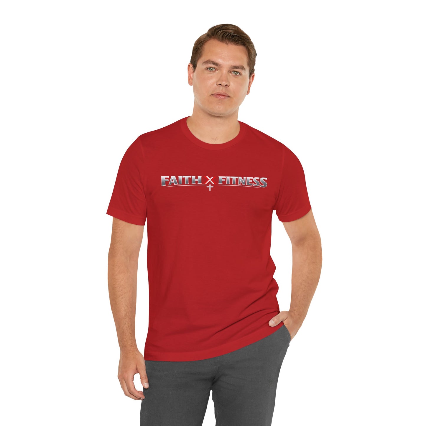 Faith x Fitness T-Shirt — Inspirational Workout Tee