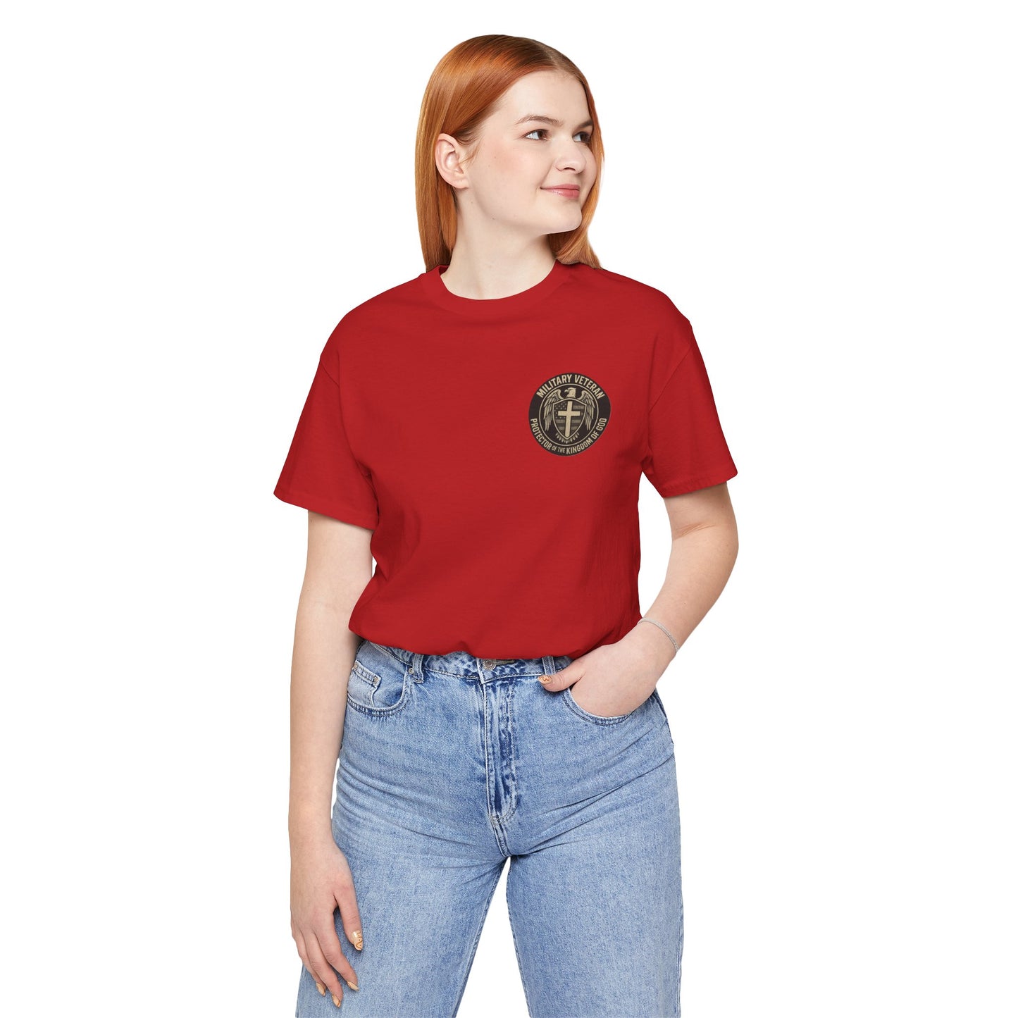 Veteran Protector Tee — "Military Veteran Protector of the Kingdom of God"