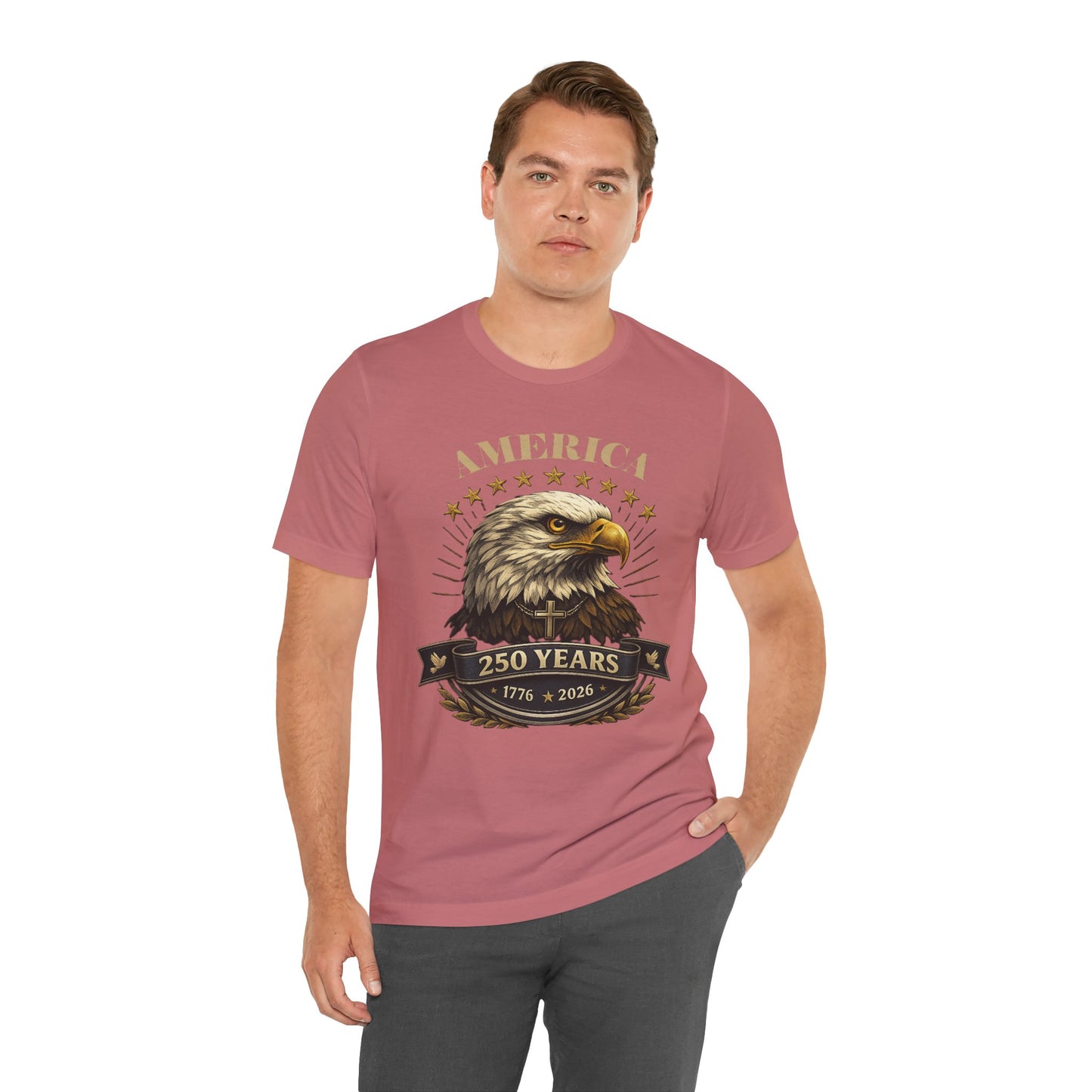 America 250th Anniversary Eagle T-Shirt — 1776–2026 Patriotic Tee