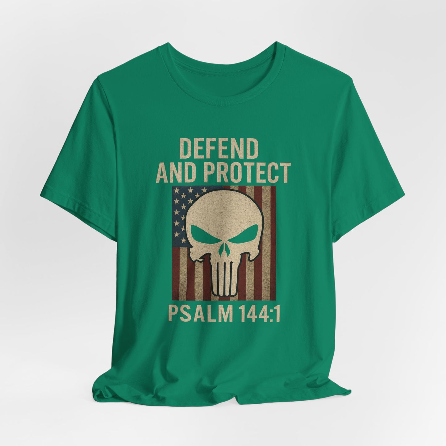 Defend and Protect Bible Verse Psalm 144:1 T-Shirt