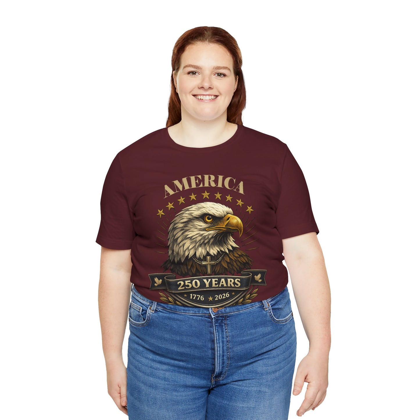 America 250th Anniversary Eagle T-Shirt — 1776–2026 Patriotic Tee