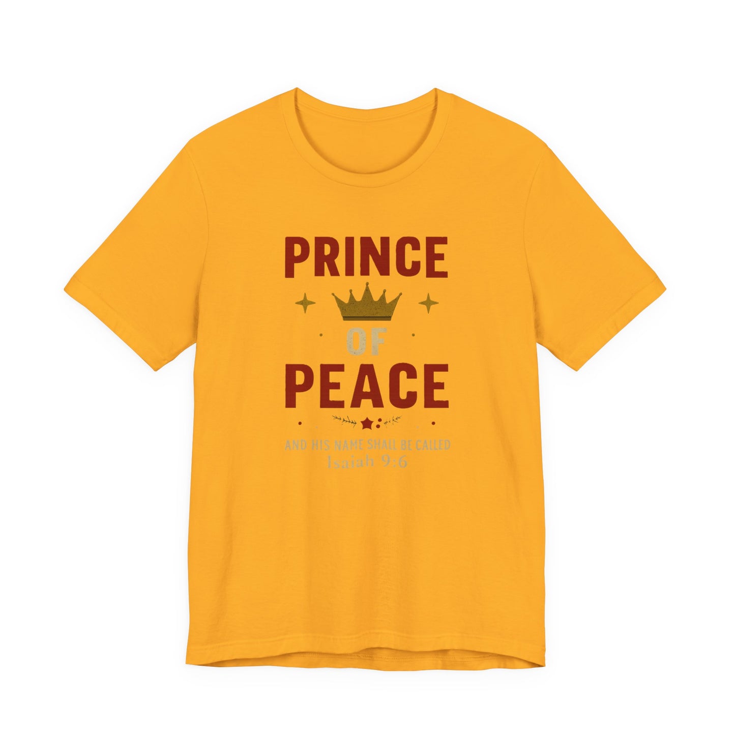 Prince of Peace Isaiah 9:6 T-Shirt — Bible Verse Christian Tee