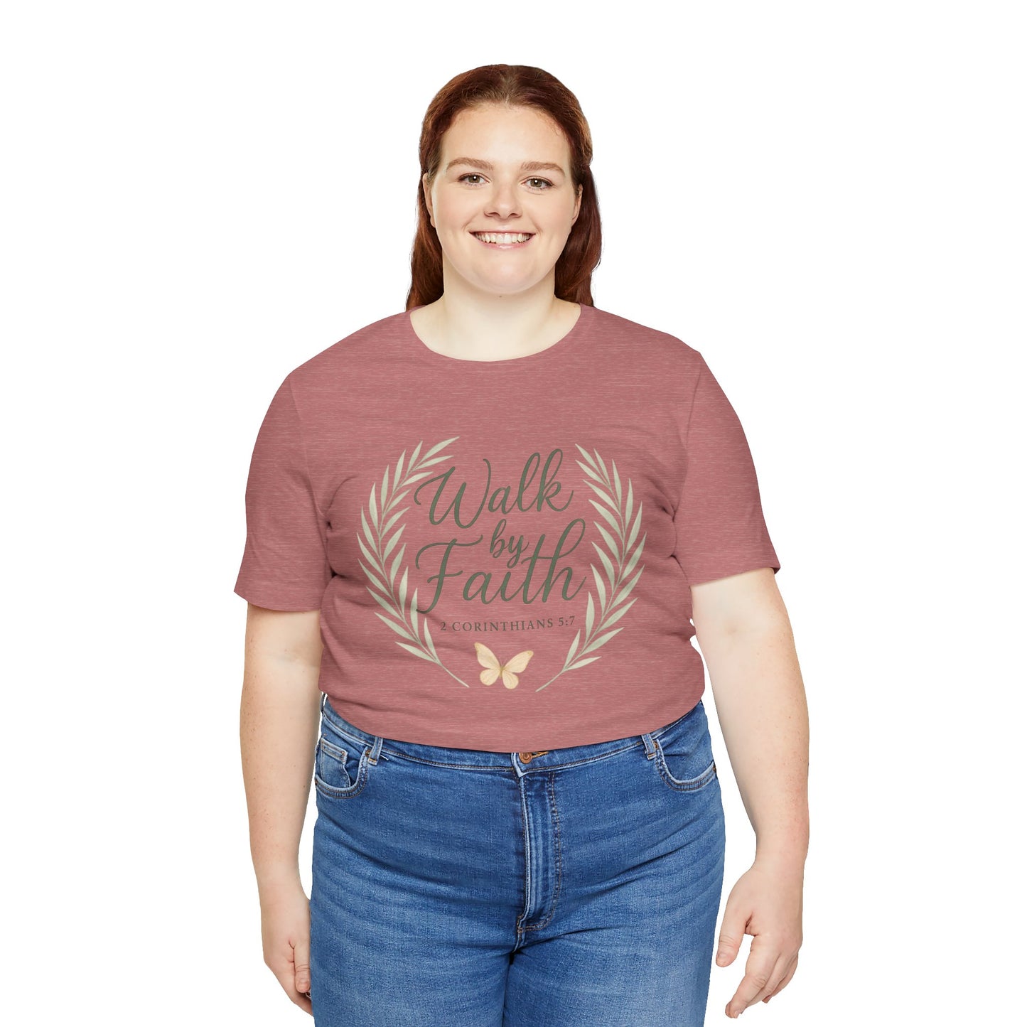 Walk by Faith T-Shirt — Inspirational Christian Tee (2 Corinthians)